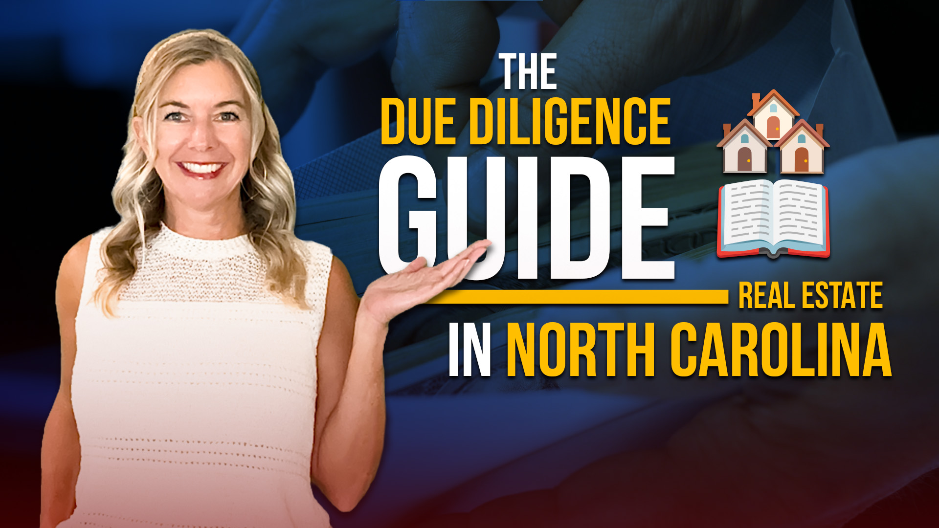 Real estate agent explaining North Carolina due diligence process to relocating home buyers in Wrightsville Beach